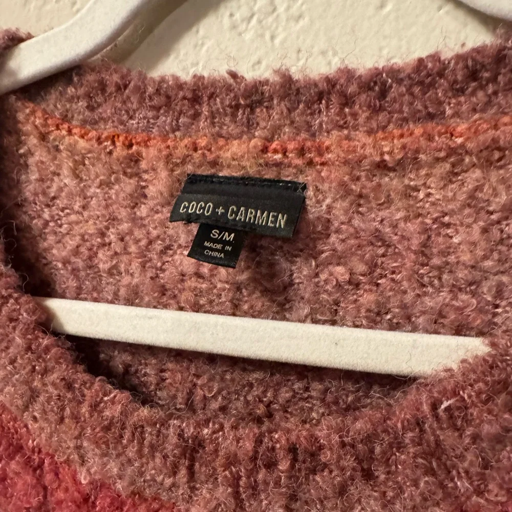 Coco + Carmen Cozy Ombré Bouclé Sweater – S/M